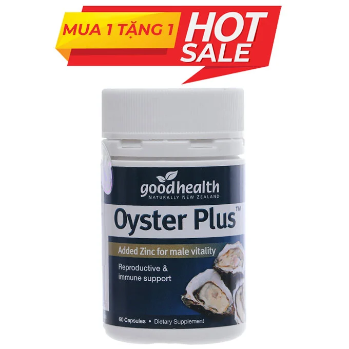 Tinh chất hàu Oyster Plus Goodhealth, Hộp 60 Viên